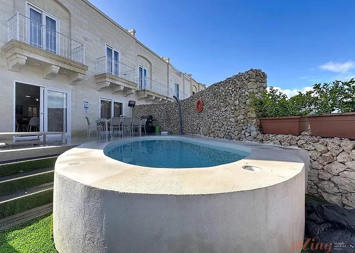 Peaceful With Private Pool And Rooftop Jacuzzi * Xagħra